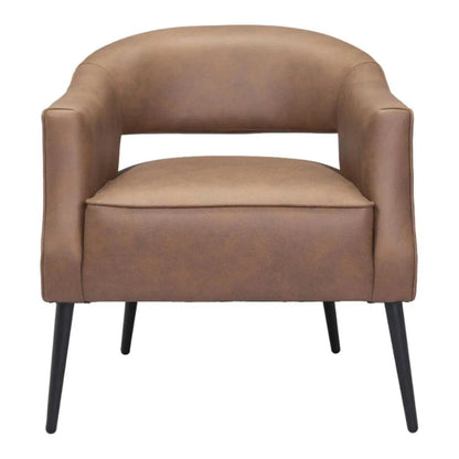 Berkeley Accent Chair Vintage Brown - LOOMLAN - Zuo Modern - Accent Chairs