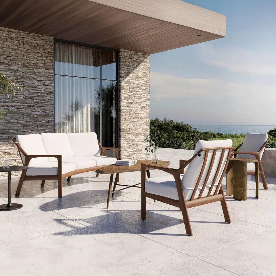 Berkeley Outdoor Couch Set With Tables-Outdoor Dining Sets-Castelle-LOOMLAN