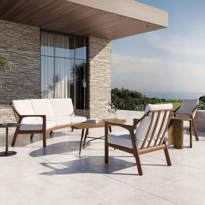 Berkeley Outdoor Couch Set With Tables-Outdoor Dining Sets-Castelle-LOOMLAN