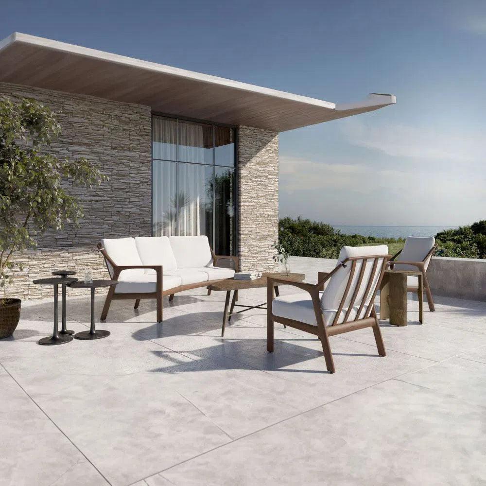 Berkeley Outdoor Couch Set With Tables-Outdoor Dining Sets-Castelle-LOOMLAN