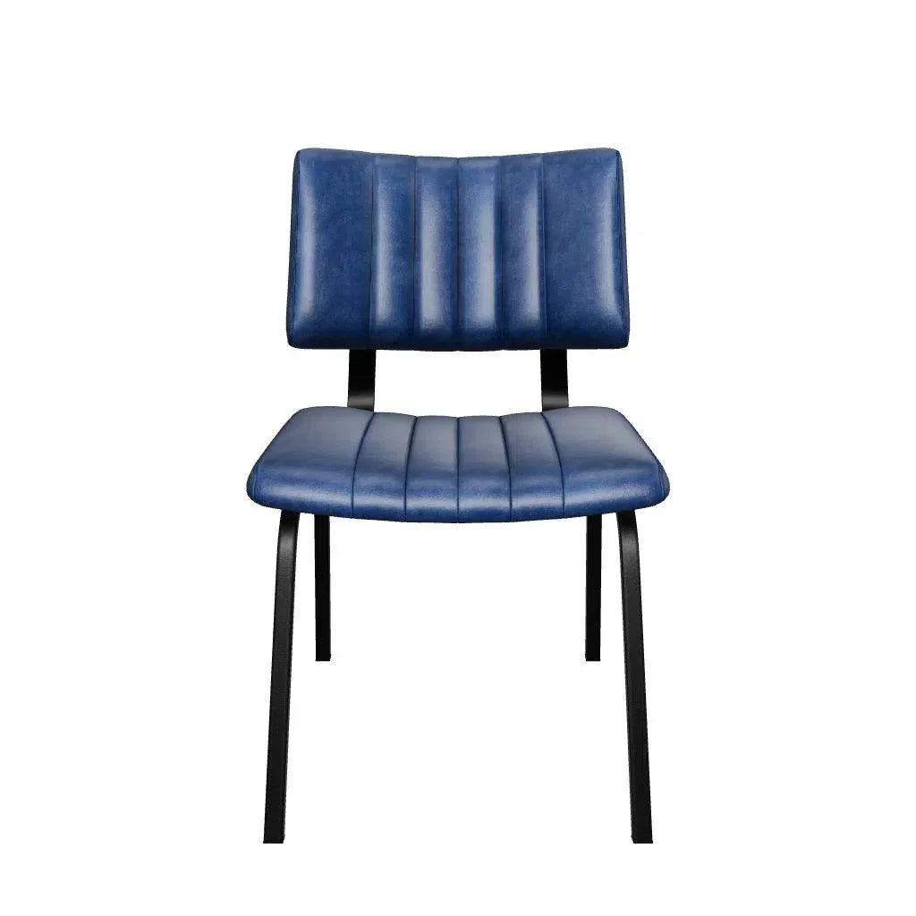 Berkley Leather Armless Dining Chair 2PC - LOOMLAN - SUNPAN - Dining Chairs