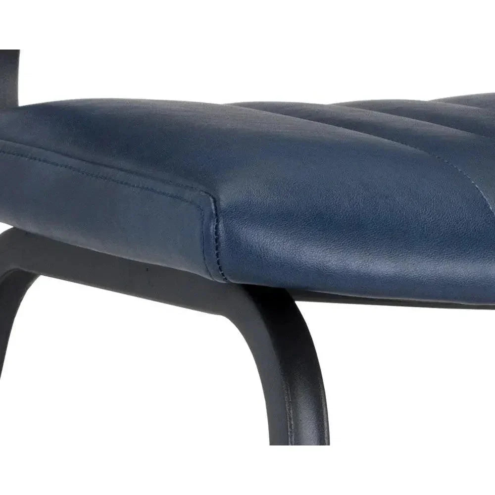 Berkley Leather Armless Dining Chair 2PC - LOOMLAN - SUNPAN - Dining Chairs