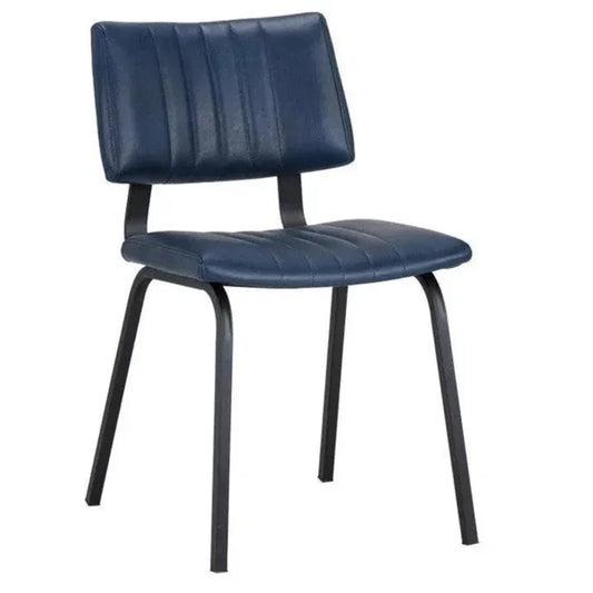 Berkley Leather Armless Dining Chair 2PC - LOOMLAN - SUNPAN - Dining Chairs