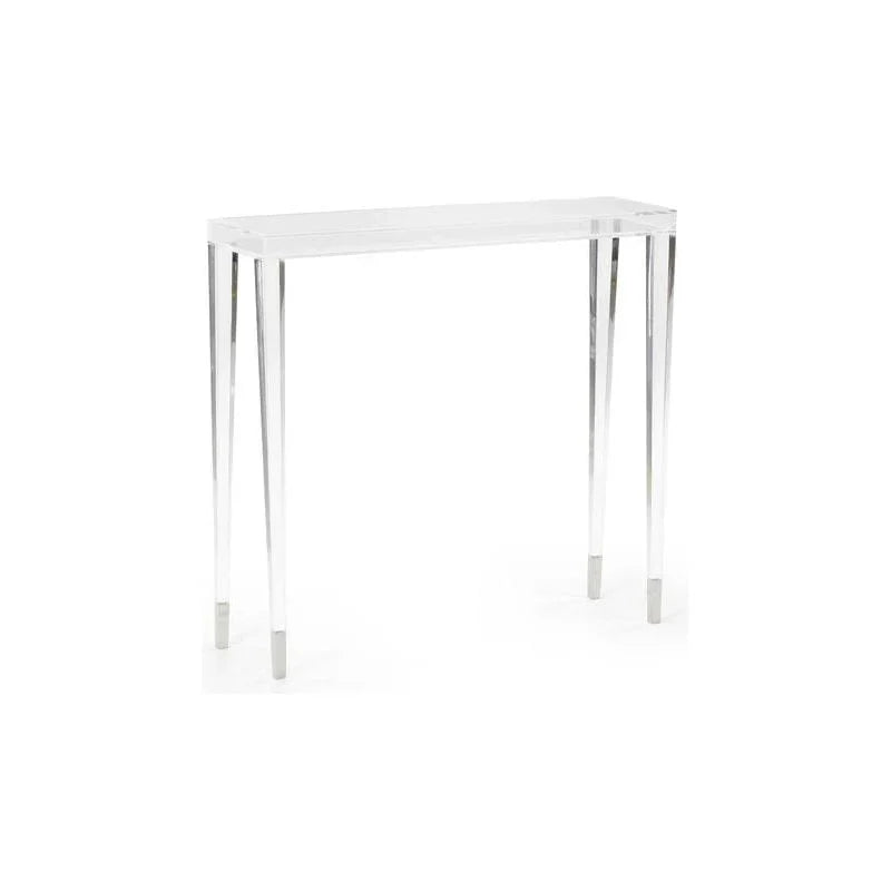 Berkshire Acyrlic Made Clear Hall Table - LOOMLAN - Chelsea House - Side Tables