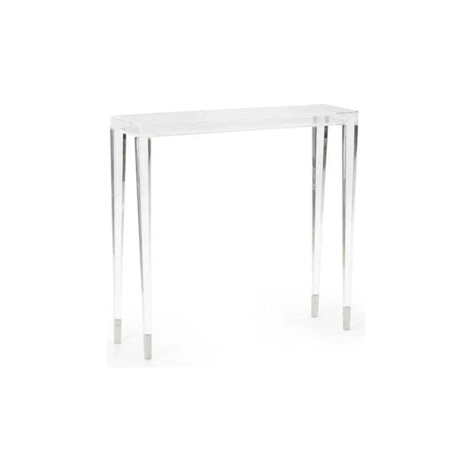 Berkshire Acyrlic Made Clear Hall Table - LOOMLAN - Chelsea House - Side Tables