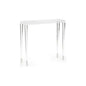Berkshire Acyrlic Made Clear Hall Table - LOOMLAN - Chelsea House - Side Tables