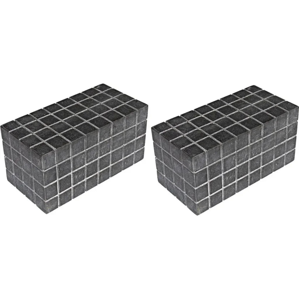 Berlin Box Set of 2 - LOOMLAN - Noir - Boxes & Bowls