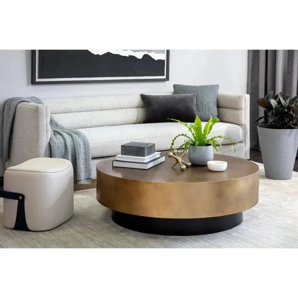 Bernaby Iron Round Coffee Table - LOOMLAN - SUNPAN - Coffee Tables