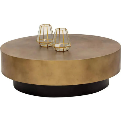 Bernaby Iron Round Coffee Table - LOOMLAN - SUNPAN - Coffee Tables