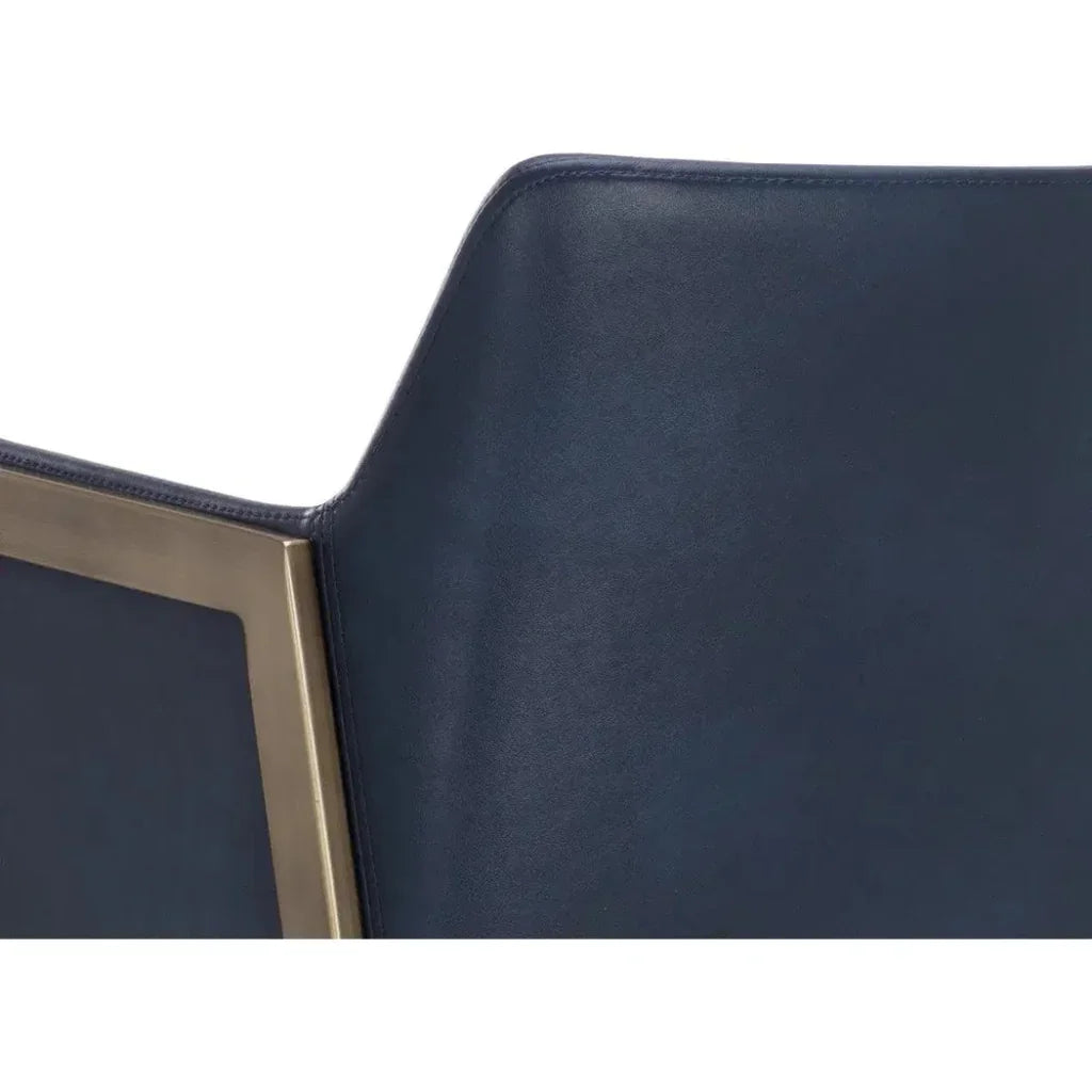 Bernadette Leather Barstool - LOOMLAN - SUNPAN - Bar Stools