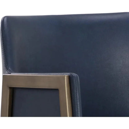 Bernadette Leather Barstool - LOOMLAN - SUNPAN - Bar Stools