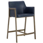 Bernadette Leather Barstool - LOOMLAN - SUNPAN - Bar Stools