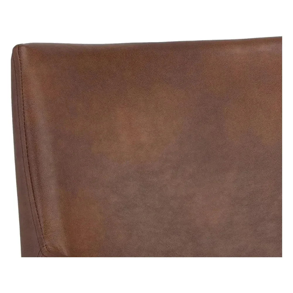 Bernadette Leather Dining Armchair - LOOMLAN - SUNPAN - Dining Chairs