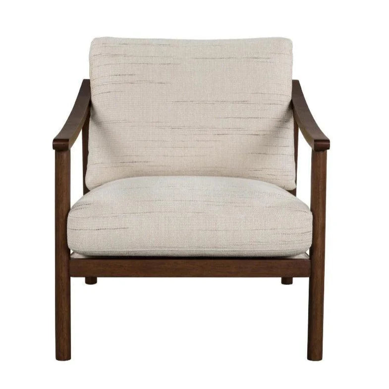 Bernard Cream Performance Fabric Club Chair - LOOMLAN - LH Imports - Club Chairs