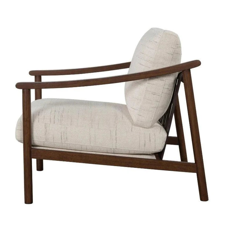 Bernard Cream Performance Fabric Club Chair - LOOMLAN - LH Imports - Club Chairs