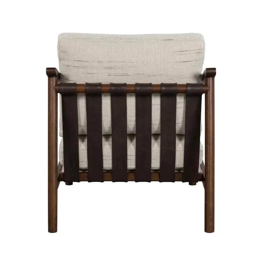 Bernard Cream Performance Fabric Club Chair - LOOMLAN - LH Imports - Club Chairs