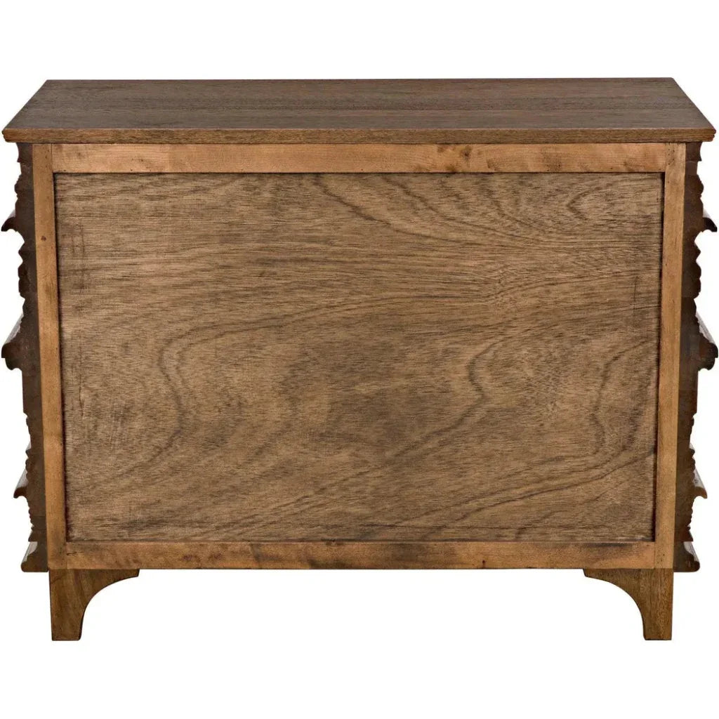 Bernard Wood Brown Chest - LOOMLAN - Noir - Chests