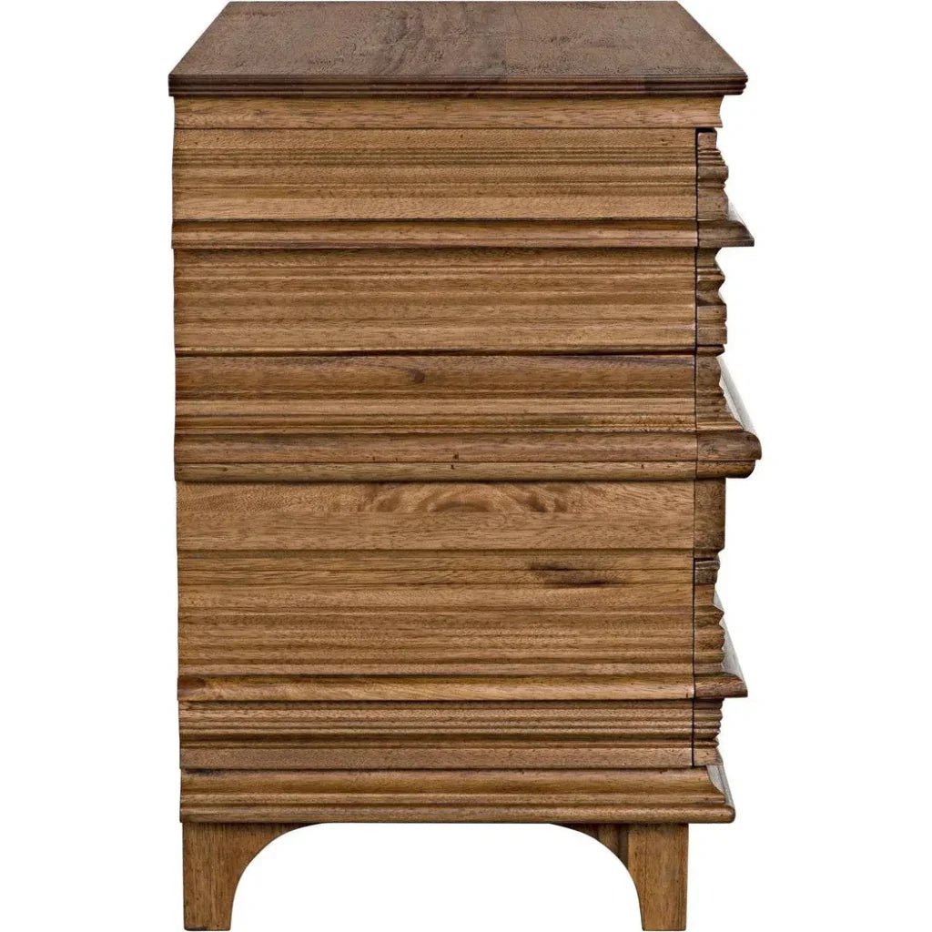 Bernard Wood Brown Chest - LOOMLAN - Noir - Chests