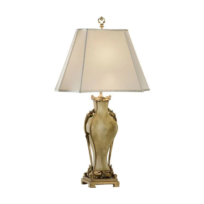 Bernini Urn Green Rococo Design Table Lamp - LOOMLAN - Chelsea House - Table Lamps