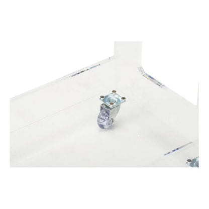 Bertie Acrylic Made Clear Bar Cart-Home Bar Carts-Chelsea House-LOOMLAN