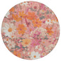 Beshira Pink Washable Indoor - Outdoor Rug - LOOMLAN - LOOMLAN Rugs - Outdoor Rugs
