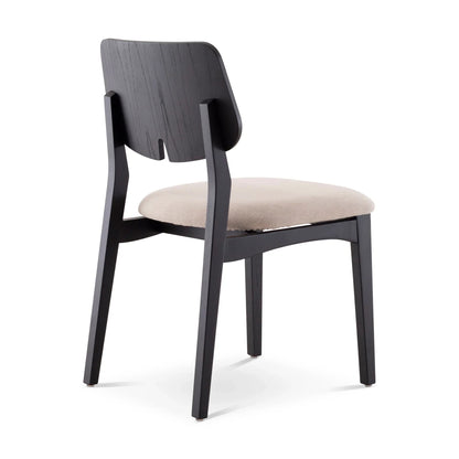 Beth Woven Fabric Armless Dining Chair