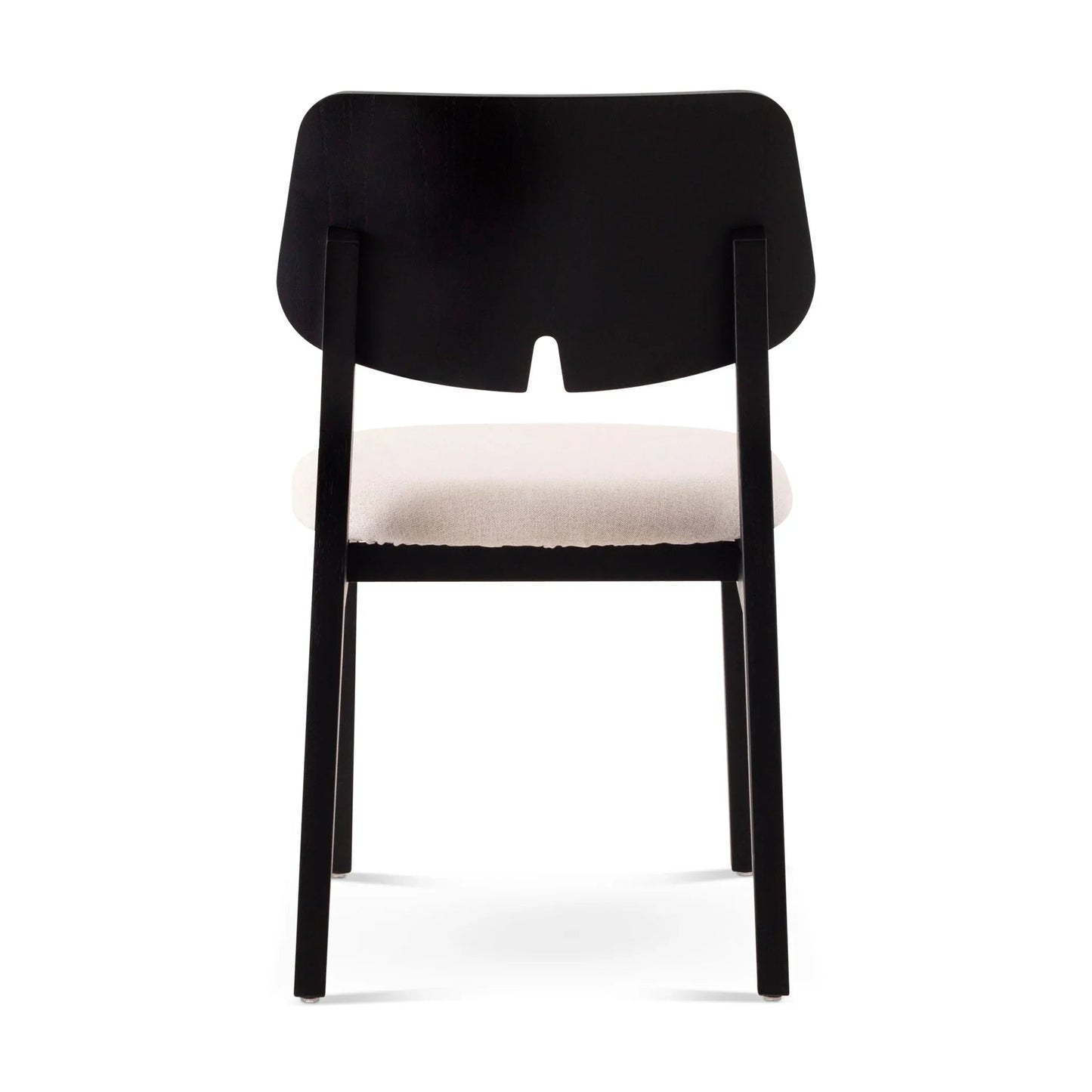 Beth Woven Fabric Armless Dining Chair