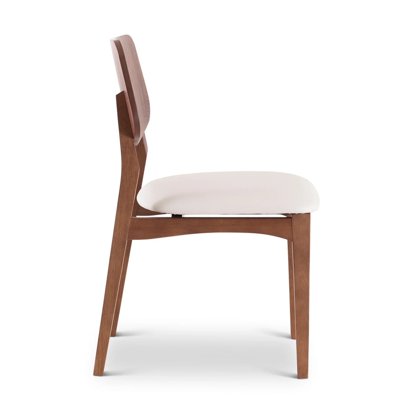 Beth Woven Fabric Armless Dining Chair