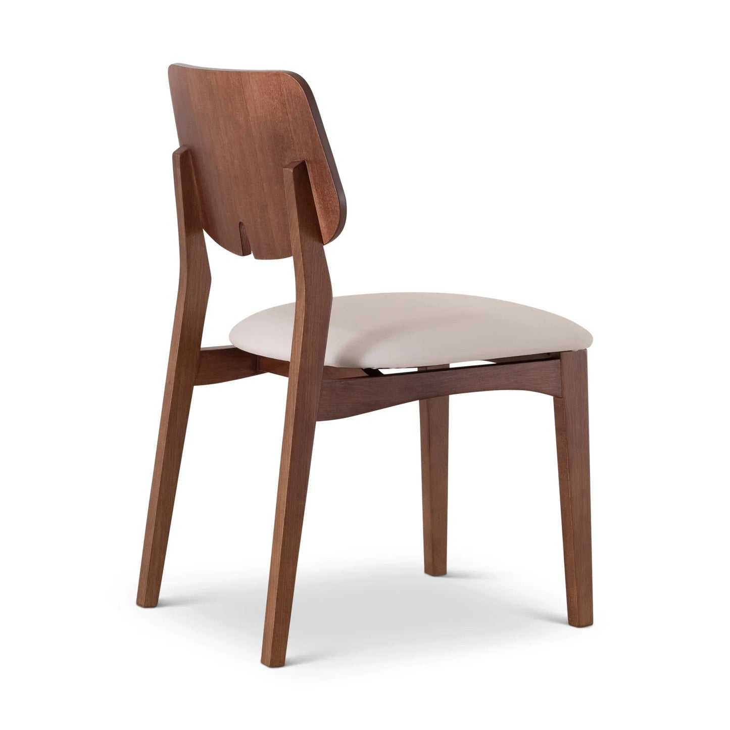 Beth Woven Fabric Armless Dining Chair