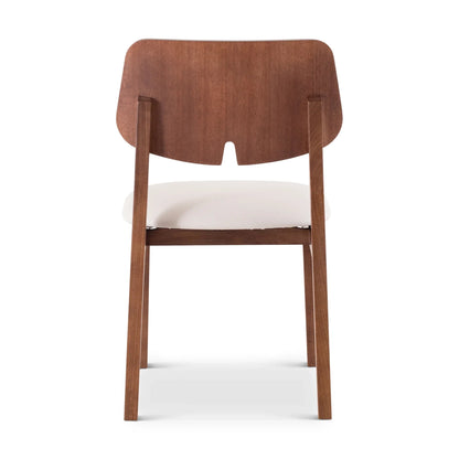 Beth Woven Fabric Armless Dining Chair