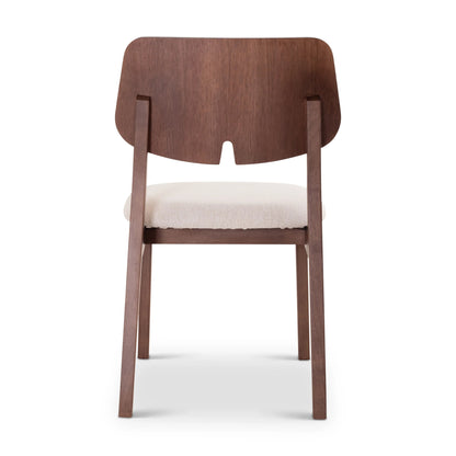 Beth Woven Fabric Armless Dining Chair
