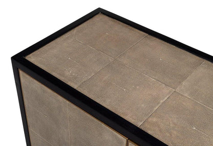 Beto Four Door Leather Sideboard - LOOMLAN - Sarreid - Sideboards