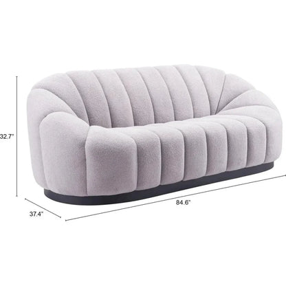 Bhutan Sofa Light Gray - LOOMLAN - Zuo Modern - Sofas & Loveseats