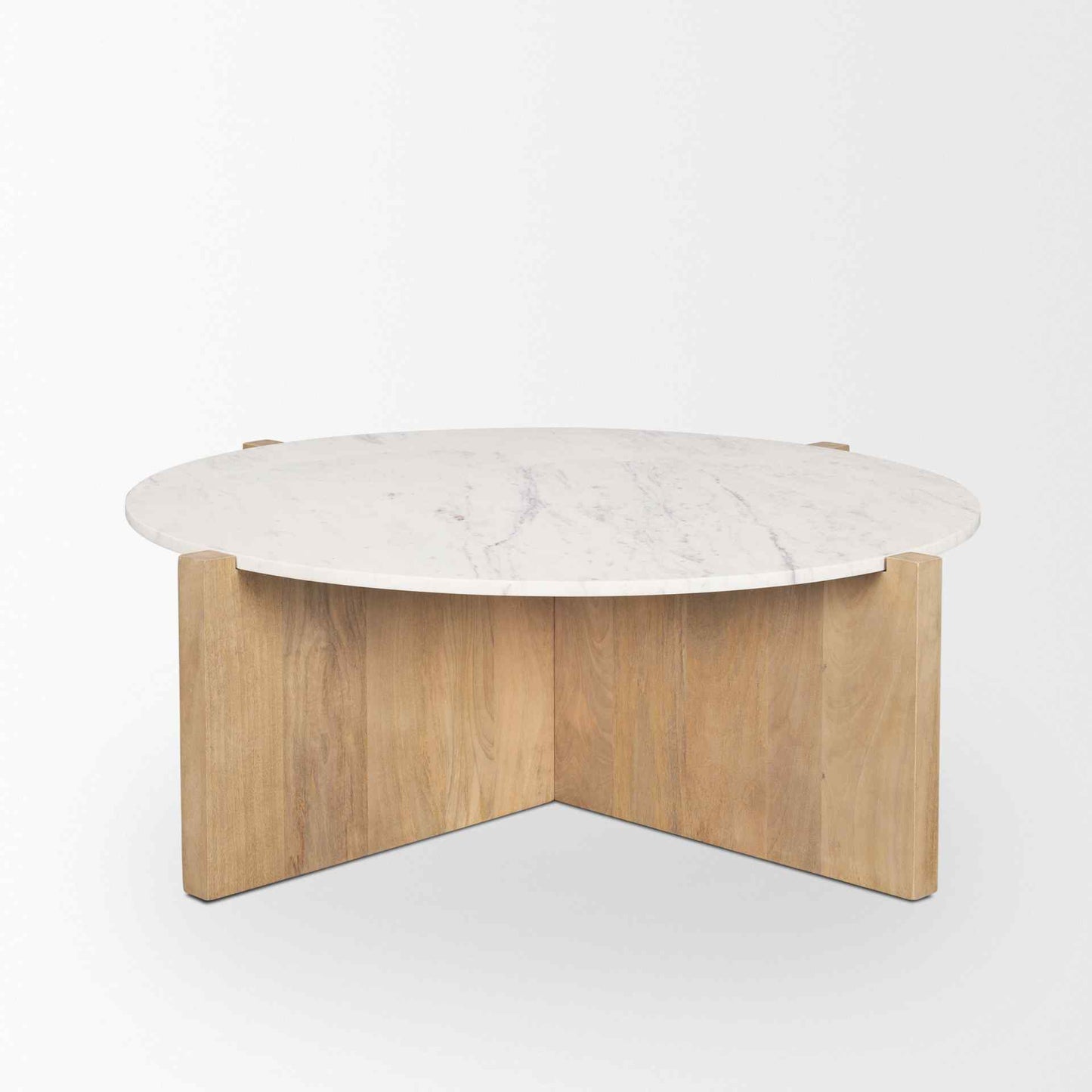 Bianca White Marble Top Coffee Table