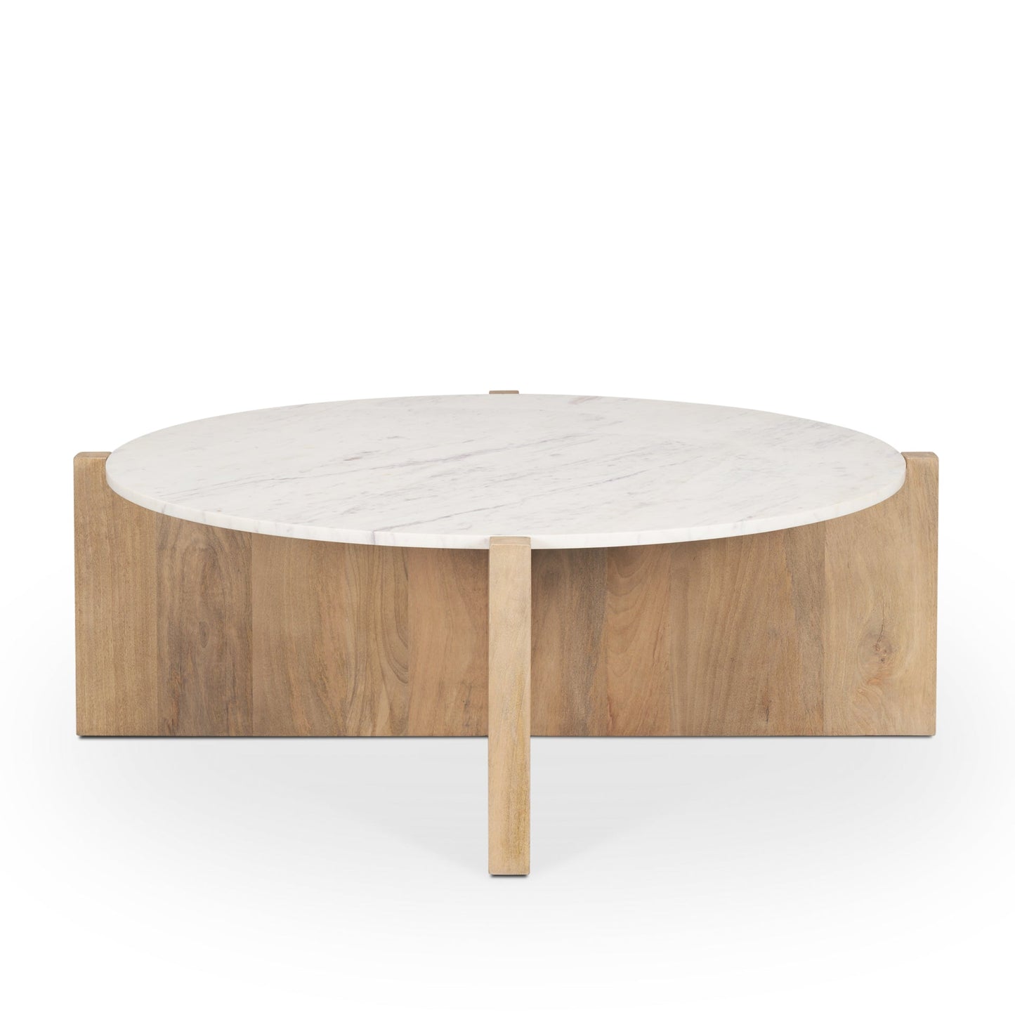 Bianca White Marble Top Coffee Table