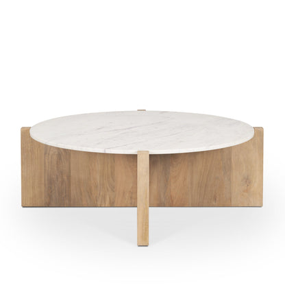 Bianca White Marble Top Coffee Table