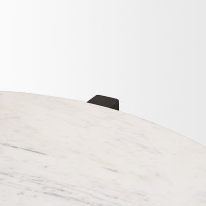 Bianca White Marble Top Coffee Table