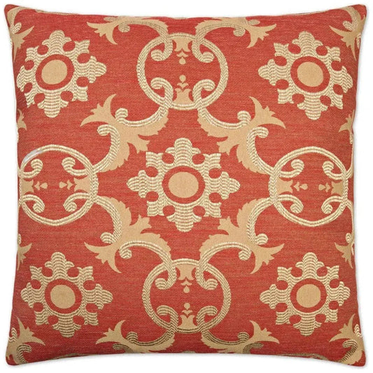 Biblos Red Throw Pillow With Insert - LOOMLAN - D.V. Kap - Throw Pillows