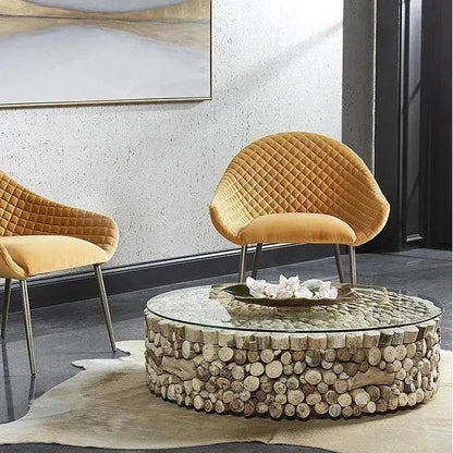 Bickford Coffee Table Handcrafted With Top - LOOMLAN - SUNPAN - Coffee Tables