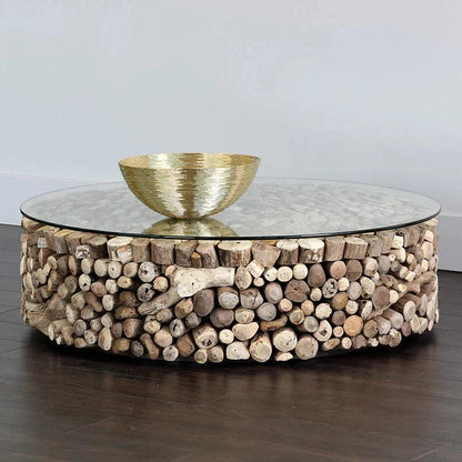 Bickford Coffee Table Handcrafted With Top - LOOMLAN - SUNPAN - Coffee Tables