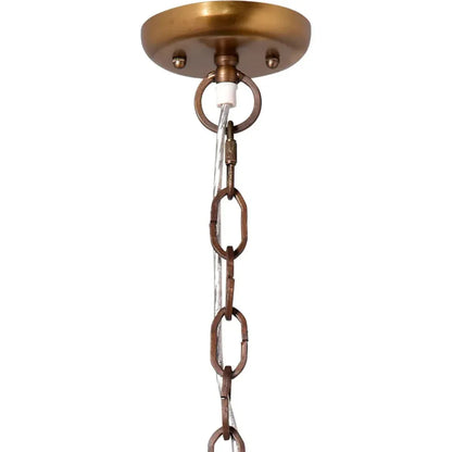 Big Sur 1 - Light Beaded Chandelier Slate Blue - LOOMLAN - Jamie Young - Chandeliers