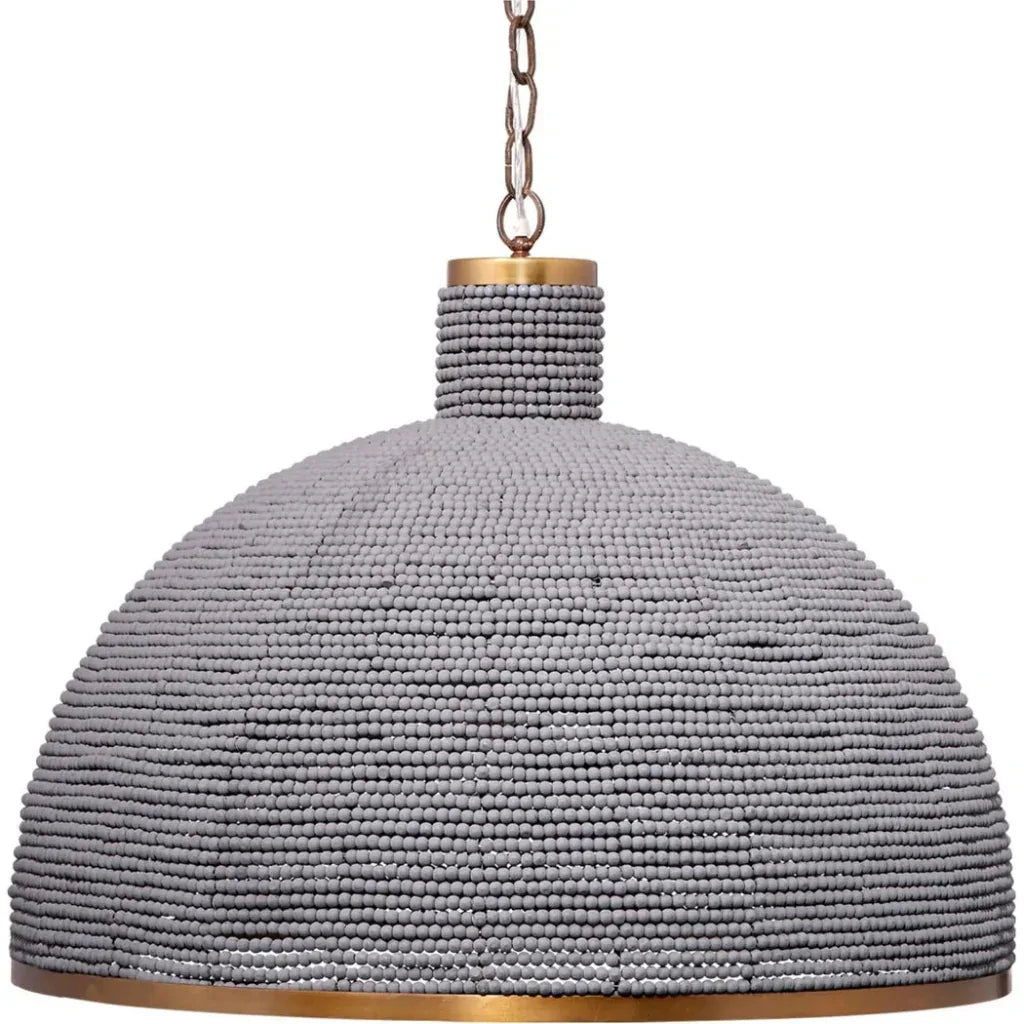 Big Sur 1 - Light Beaded Chandelier Slate Blue - LOOMLAN - Jamie Young - Chandeliers