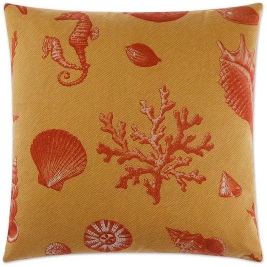 Big Sur Orange Throw Pillow With Insert - LOOMLAN - D.V. Kap - Throw Pillows