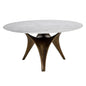 Bijon Dining Table 59" Marble Sculptural Base-Dining Tables-SUNPAN-LOOMLAN
