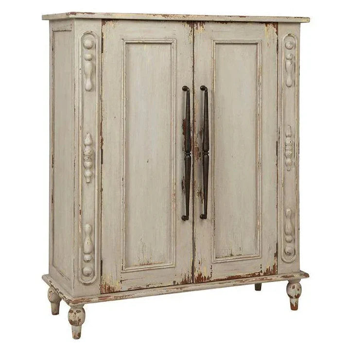 Bijou Vintage Designed Wooden Hall Cabinet - LOOMLAN - Accent Cabinets