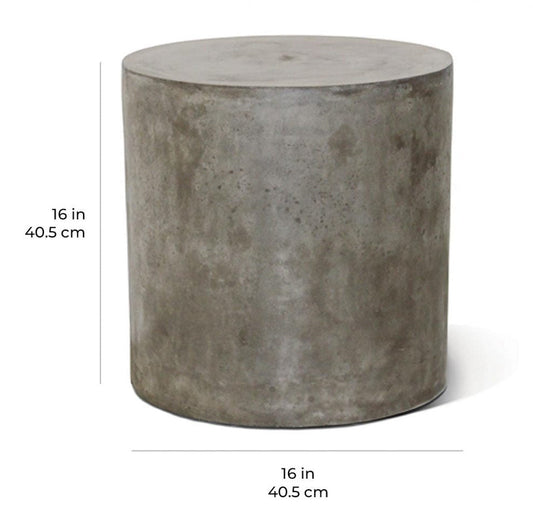 Bill Accent Table - Slate Grey Outdoor End Table
