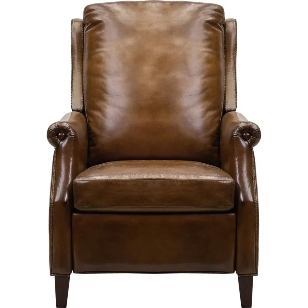 Billings Leather Made Usb Power Recliner - LOOMLAN - Olivia + Quinn - Club Chairs