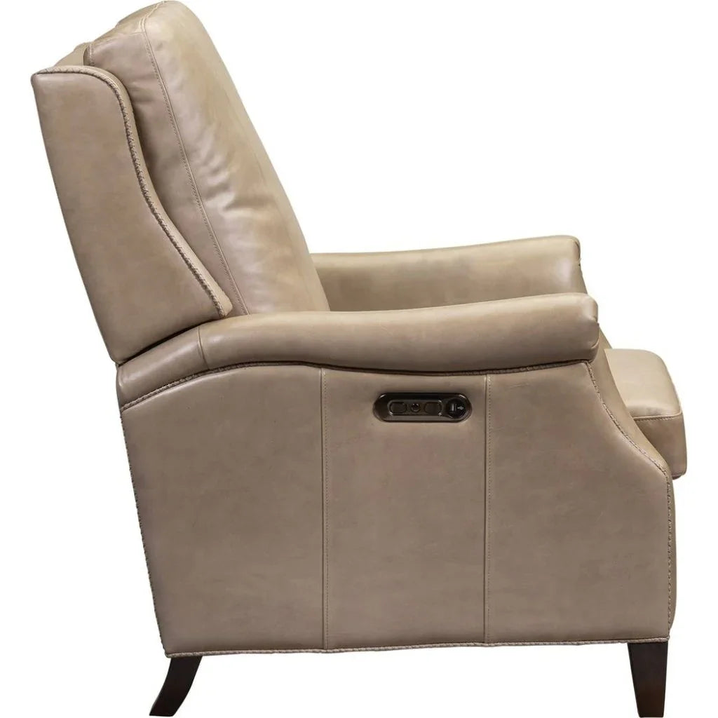 Billings Leather Made Usb Power Recliner - LOOMLAN - Olivia + Quinn - Club Chairs
