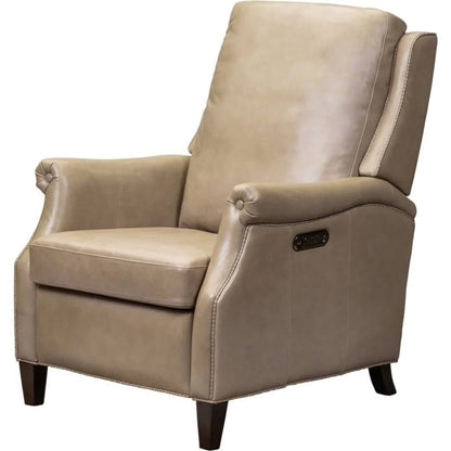 Billings Leather Made Usb Power Recliner - LOOMLAN - Olivia + Quinn - Club Chairs