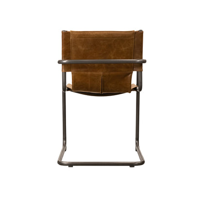 Billy Genuine Leather Dining Arm Chair